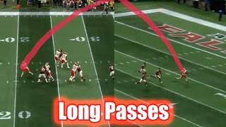 NFL Longest Throws in History  60 Yards 1 [upl. by Hashimoto667]