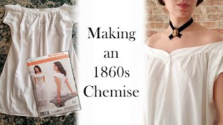 Making a Victorian Chemise  Simplicity 2890 Pattern Review amp Tutorial [upl. by Lyda955]