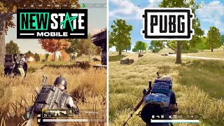 PUBG PC vs PUBG New State Mobile  Details and Physics Comparison [upl. by Barbie]