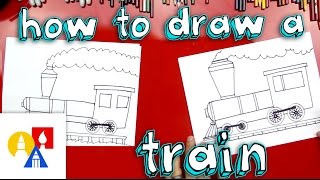 How To Draw A Train [upl. by Atinauq765]