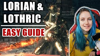 Dark Souls 3 Princes Lorian amp Lothric EASY GUIDE  CHEESE [upl. by Claudell621]