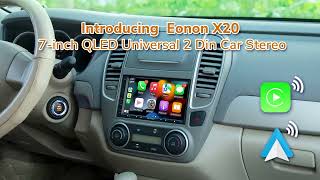 Introducing the Eonon X20  7quot Universal 2 Din Linux Car Stereo for Various Cars  Latest version X3 [upl. by Gem]