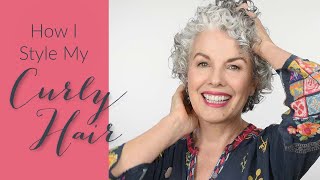 KerryLou’s Curly Hair Routine – Define curl tame frizz and add volume [upl. by Symon]