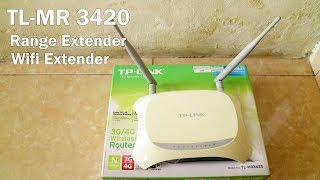 Tips Setting TPLINK TLMR 3420 Sebagai Range Extender  Wifi Extender [upl. by Etteuqal]