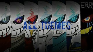 All sans themes [upl. by Dempstor]