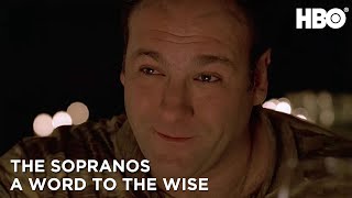 The Sopranos A Word to the Wise  HBO [upl. by Ayin]