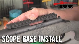 How to Install a Rifle Scope Base [upl. by Sewellyn]