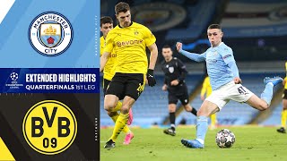 Manchester City vs Borussia Dortmund Extended Highlights  UCL on CBS Sports [upl. by Anaugal]