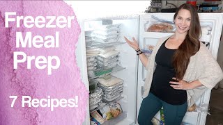 Fill Your Freezer Freezer Meal Prep 7 Recipes to Feed Yo Family [upl. by Paula]