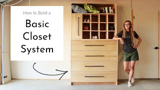 How to Build a Closet SystemDrawers Cubbies amp BeltTie Rack [upl. by Caldwell]