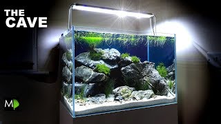 quotTHE CAVEquot AQUARIUMHow To  Aquascape Tutorial  Setup [upl. by Alissa]