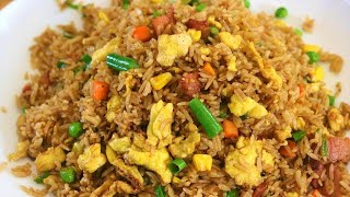 BETTER THAN TAKEOUT AND EASY  Egg Fried Rice Recipe [upl. by Gabie]