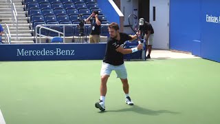 Stan Wawrinka Backhand Slow Motion  ATP Tennis One Handed Backhand Technique [upl. by Ailegra]