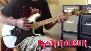 Iron Maiden  Wasted Years Guitar Cover [upl. by Aiveneg925]