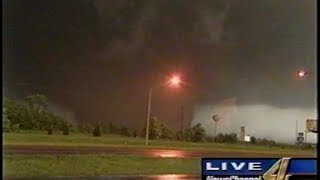 May 3 1999 Tornado  KFOR Live Coverage [upl. by Rocco]