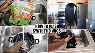 How To Properly Wash amp Maintain Synthetic Wigs [upl. by Ozzie]