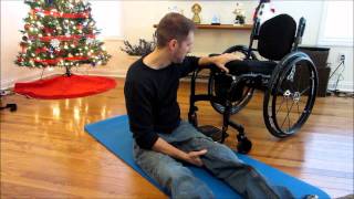 Paraplegic Floor Transfer [upl. by Oeak]