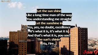 Mos Def  Sunshine Lyrics [upl. by Anikes]