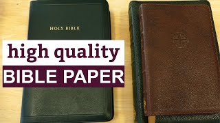 High Quality Bible Paper [upl. by Samira497]