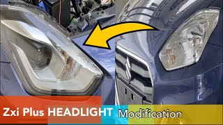 2022 Dzire Headlight modification  Zxi Plus Headlight  😎 [upl. by Inasah]