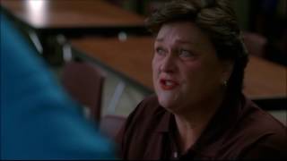 Glee  Beiste tells Sue and Coach Roz the truth about Cooter hitting her 3x18 [upl. by Nawek]