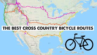 How To Choose a Bicycle Route Across the USA [upl. by Serilda107]