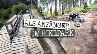 Als Anfänger im BikePark Winterberggeht dasFails auf der BlacklineCanyon Spectral [upl. by Euqram]