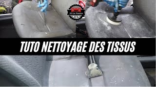 Comment Nettoyer Vos Sièges en Tissu avec un Injecteur Extracteur Tutoriel [upl. by Eiboj]