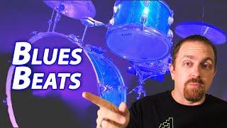 5 Blues Drum Beats Every Drummer Should Know [upl. by Melamie856]