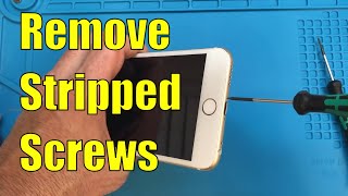 How to Remove Stripped Screws from a Phone [upl. by Nalor]