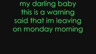 Melanie Fiona  Monday Morning lyrics HQ [upl. by Jeremias]