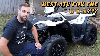 Polaris Sportsman 850 Review and HQ Exhaust Revs [upl. by Niarb]