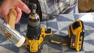 DEWALT CORDLESS DRILL CHUCK JAMMED [upl. by Fulmer454]