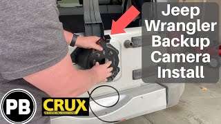 2007  2017 Jeep Wrangler Backup Camera Install [upl. by Recnal]