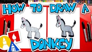 How To Draw A Donkey  Nativity [upl. by Tav]