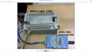 Micro Logix 1200 Fault LED Reset [upl. by Ettevi]