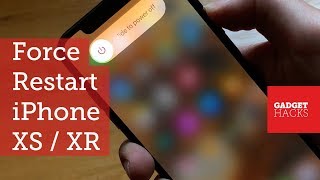 How to Force Restart the iPhone XS XS Max amp iPhone XR [upl. by Dodd693]