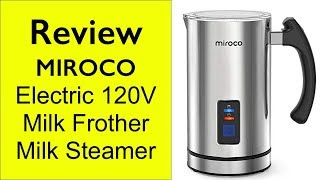 Review Miroco Milk Frother  How to make froth milk at home [upl. by Oriana187]