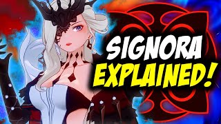 SIGNORAS TRAGIC PAST La Signora Crimson Witch Origins  Genshin Impact [upl. by Thatch]