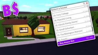 Bloxburg How To Get Prebuilt Houses and New Plots [upl. by Groh]