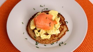 Homemade Blinis with Smoked Salmon  Laura Vitale  Laura in the Kitchen Episode 532 [upl. by Strohbehn]