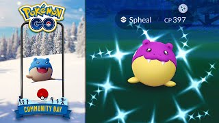 SHINY SPHEAL COMMUNITY DAY GUIDE [upl. by Llertram44]