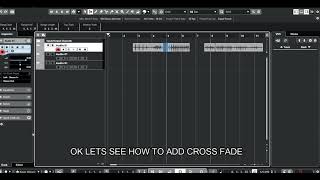 How to CROSSFADE in Cubase Quick and short Video guide [upl. by Stephine546]