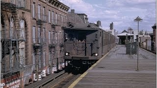 MYRTLE AVENUE EL BKLYN in 50s amp60s MOVIE FOOTAGE [upl. by Aitsirhc]