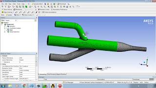 Ansys Tutorial  Fluid Flow AnalysisCFD [upl. by Aerdnaek]