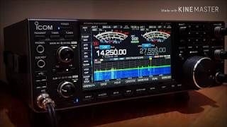 ICOM 7610 new SDR transceiver [upl. by Nybor161]