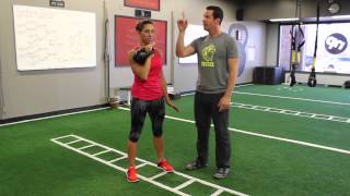 Kettlebell Overhead Press  How to Coach [upl. by Lunette]