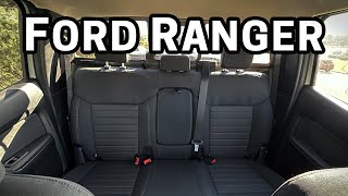 Ford Ranger 2nd Row Space and Features [upl. by Humo]