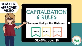 Capitalization Rules for Kids  6 Capital Letter Rules in English Teaching Video [upl. by Iramaj58]