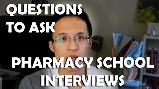 Interviews  Questions to ask at Pharmacy Interview [upl. by Zitah]